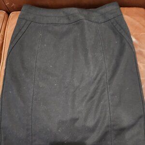 White House Black Market Perfect Form Black Lined Skirt Women’s Size 6  EUC!